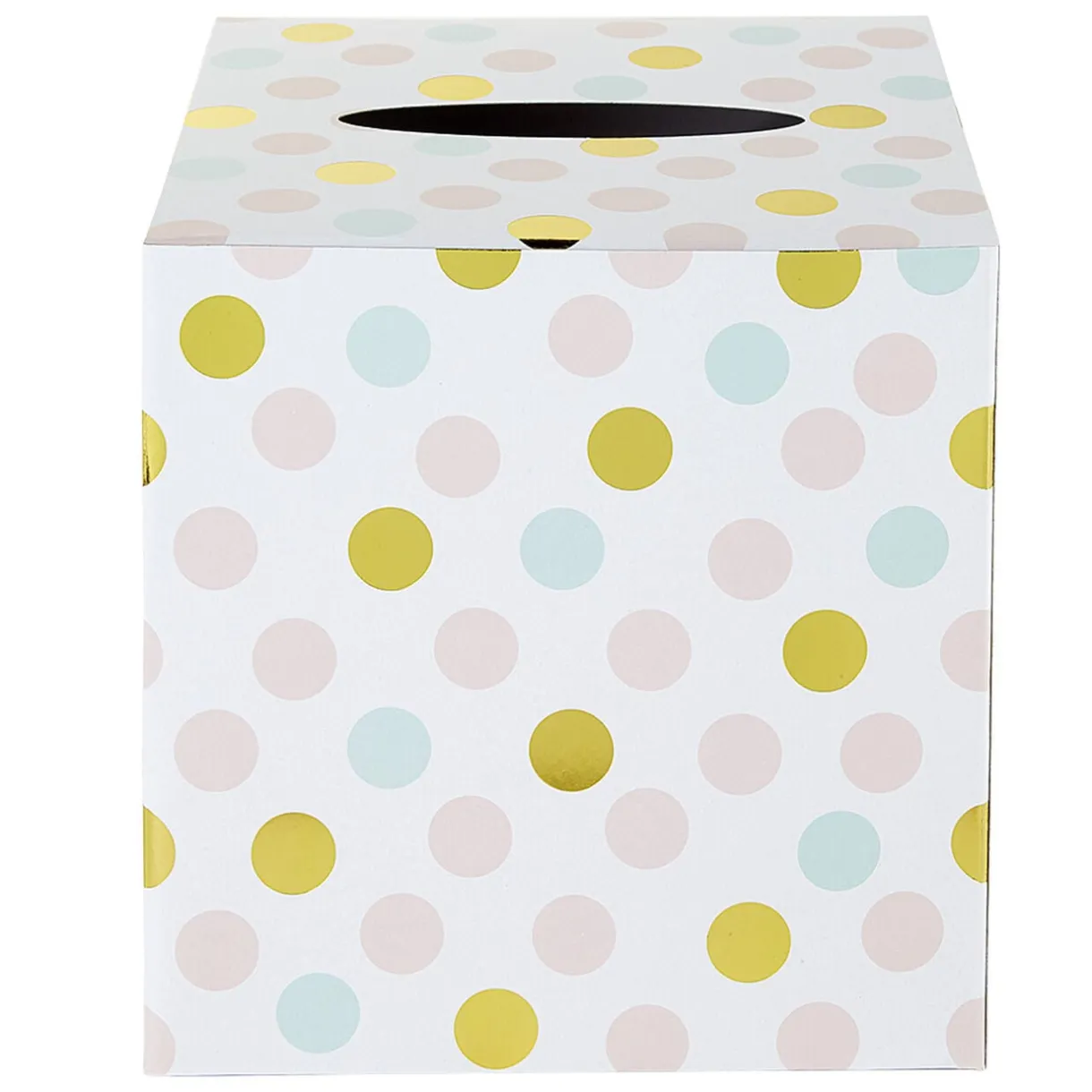 Urne d'anniversaire à poids de couleur rose, vert et doré en carton < Gifi Sale