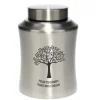 Urne funéraire acier inox gris Ø14,5xH21cm < Gifi New