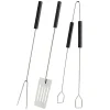 Ustensile barbecue x3 spatule fourchette pince acier inoxydable < Gifi Outlet