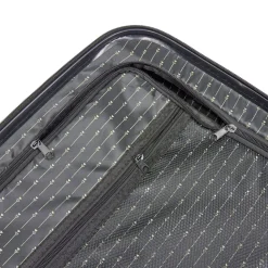 Valise cabine 39L trolley plastique ABS motif tropical avec cadenas 35x23xH57cm