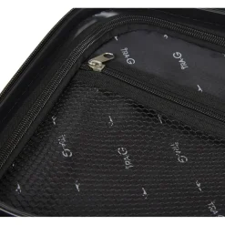Valise cabine rigide noir 4 roues H50cm < Gifi New