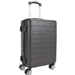 Valise cabine rigide noir 4 roues H50cm < Gifi New