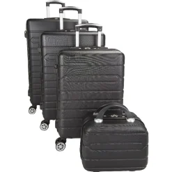 Valise plastique rigide noir H77cm < Gifi Hot