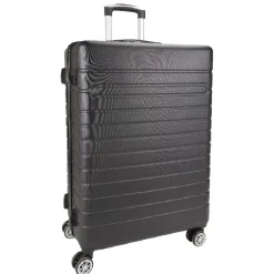 Valise plastique rigide noir H77cm < Gifi Hot