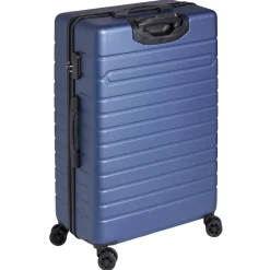 Valise rigide ABS bleu marine H70 cm < Gifi New
