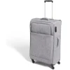 Valise souple 73L polyester gris < Gifi Discount