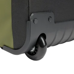 Valise souple 55L taille moyenne 2 roues textile vert kaki 36,5x24xH66cm < Gifi Sale
