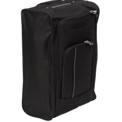 Valise trolley souple 2 roues 54L noir H60cm