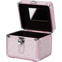 Vanity cosmétique rose à paillettes < Gifi Discount