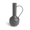 Vase amphore métal noir Ø14,5xH25cm < Gifi