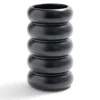 Vase anneau céramique noir Ø11,7xH20,5cm < Gifi Best