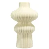 Vase arrondi contemporain céramique beige H24,5cm < Gifi Best
