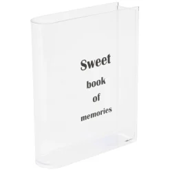 Vase céramique forme livre Sweet Book of Memories blanc et noir 15x4xH20cm < Gifi Discount