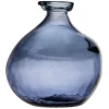Vase Dame Jeanne Simplicity bleu Ø16xH18cm