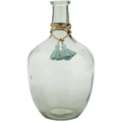 Vase Dame jeanne verre teinté H.30,5 cm