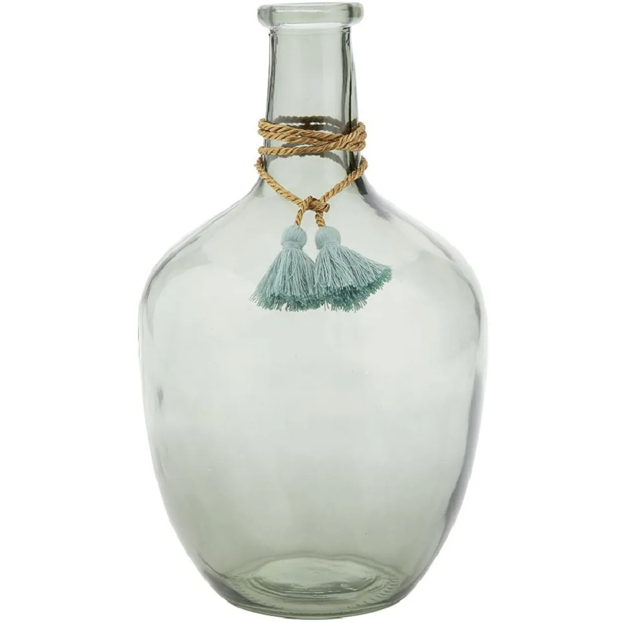 Vase Dame jeanne verre teinté H.30,5 cm