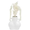 Vase en céramique silhouette femme avec tige pampa Ø11xH6,5cm < Gifi Sale