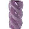 Vase en céramique torsadé Ø12xH20cm (2 modèles) < Gifi Outlet