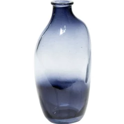 Vase en verre 4x2,5xH11cm (3 modèles)