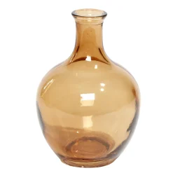 Vase en verre 4x2,5xH11cm (3 modèles)