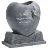 Vase funéraire en forme de coeur < Gifi Best