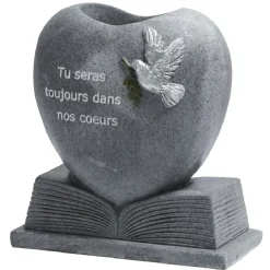 Vase funéraire en forme de coeur < Gifi Best