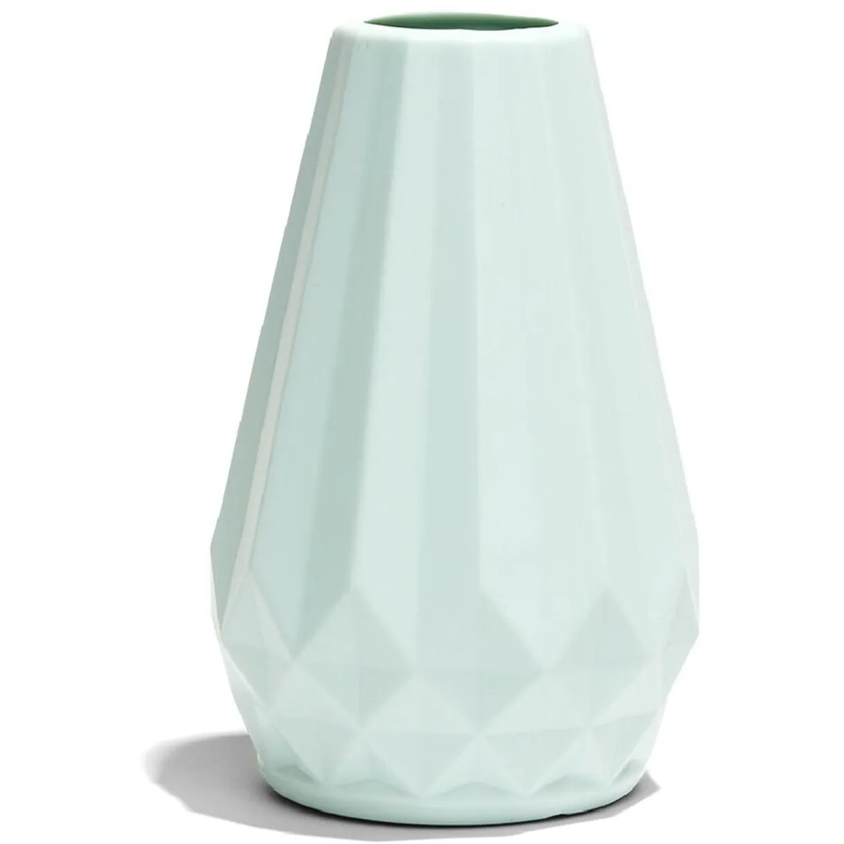 Vase plastique effet origami 7x4,5xH15cm - 4 coloris < Gifi Best