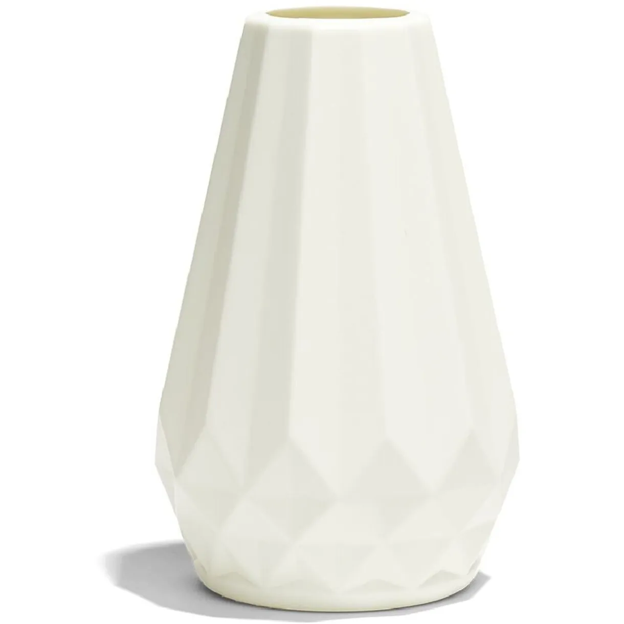 Vase plastique effet origami 7x4,5xH15cm - 4 coloris < Gifi Best