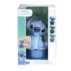 Veilleuse haut-parleur Disney Stitch bluetooth plastique bleu 13x9xH18,5cm