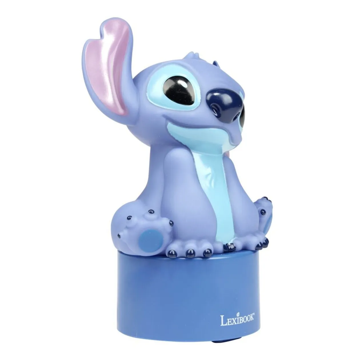 Veilleuse haut-parleur Disney Stitch bluetooth plastique bleu 13x9xH18,5cm