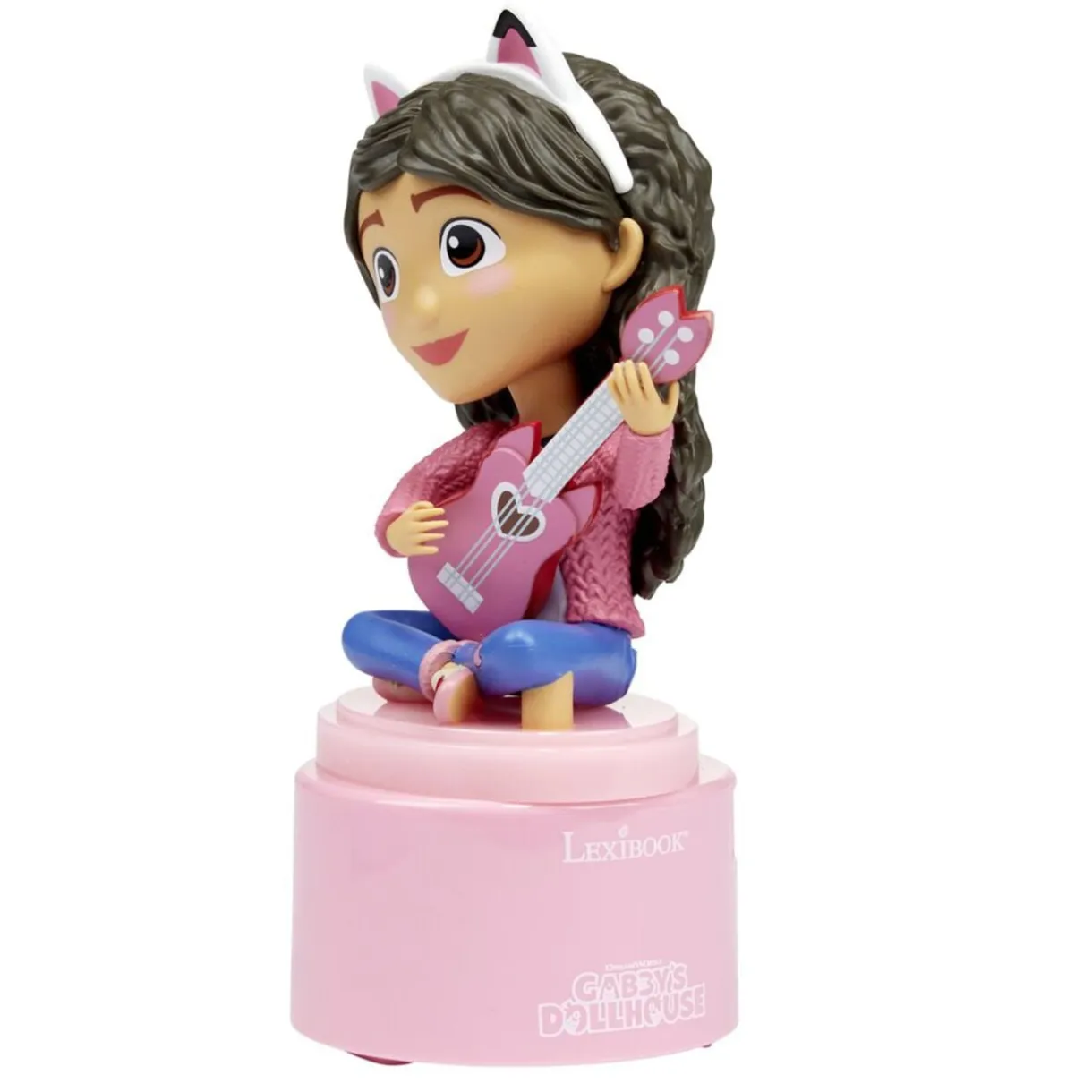 Veilleuse haut-parleur Gabby et la maison magique bluetooth rose 13x9xH18,5cm < Gifi