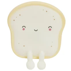 Veilleuse kawaii toast brioche LED couleurs changeantes 13x2xH15cm
