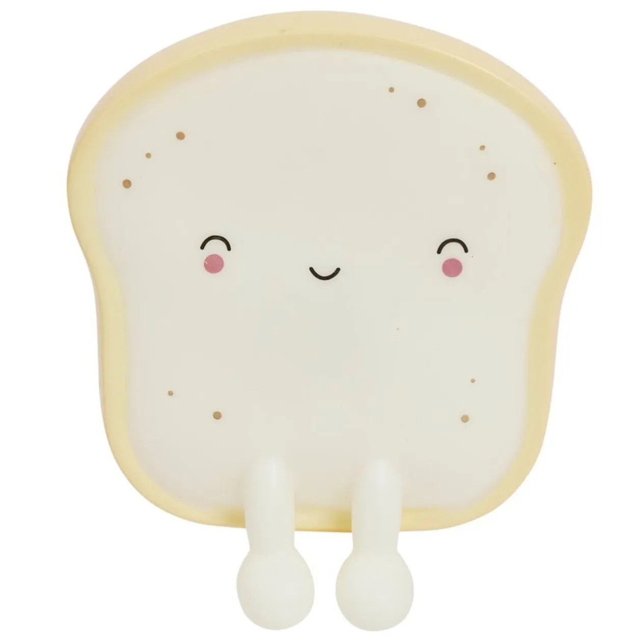 Veilleuse kawaii toast brioche LED couleurs changeantes 13x2xH15cm