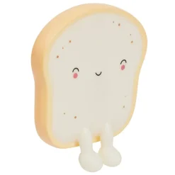 Veilleuse kawaii toast brioche LED couleurs changeantes 13x2xH15cm