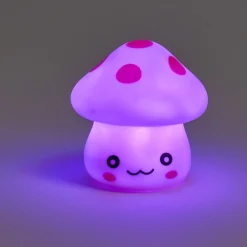 Veilleuse LED champignon Ø6xH6cm
