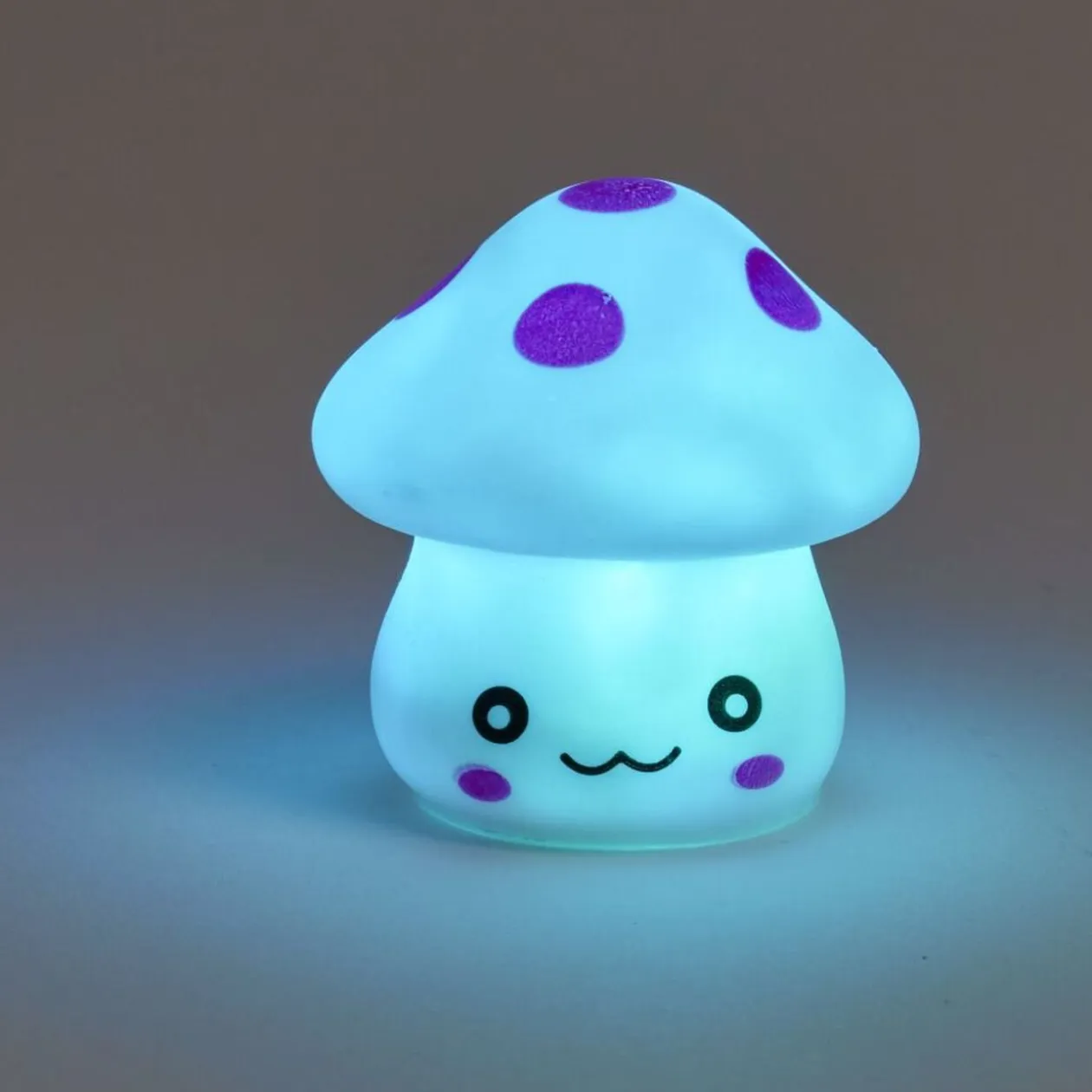 Veilleuse LED champignon Ø6xH6cm