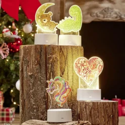 Veilleuse LED créative diamant à coller pour enfant < Gifi Hot