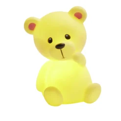 Veilleuse à LED ourson/lune/étoile H12,5cm-3 modèles