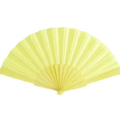 Éventail couleur unie manche plastique L23cm (6 modèles) < Gifi Clearance