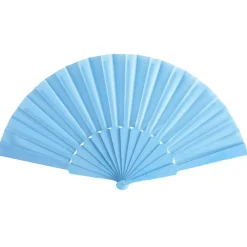 Éventail couleur unie manche plastique L23cm (6 modèles) < Gifi Clearance