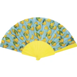 Éventail en polyester imprimé - 3 modèles < Gifi