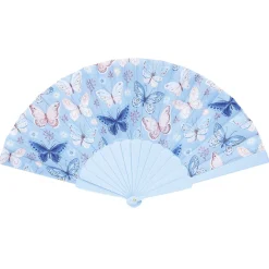 Éventail en polyester imprimé - 3 modèles < Gifi