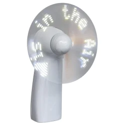 Ventilateur à main avec message