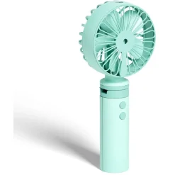 Ventilateur à main brumisateur USB 3 vitesses bleu < Gifi Online