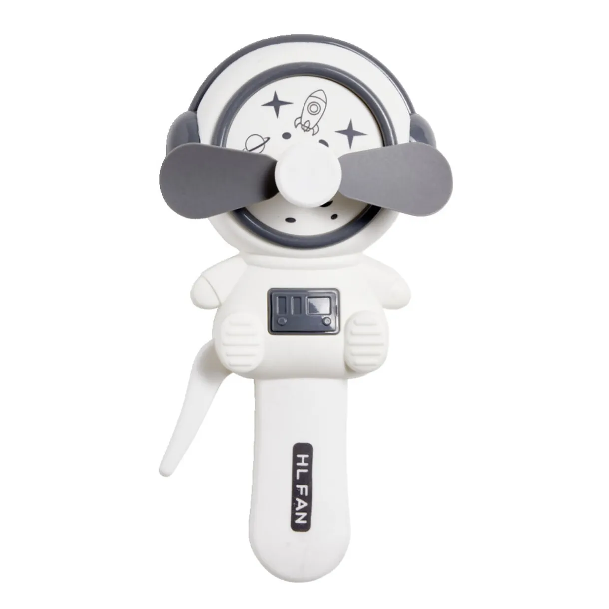 Ventilateur manuel forme astronaute 3 coloris < Gifi Best