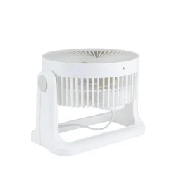 Ventilateur à poser Homday 3 vitesses inclinaison 90° 10W Ø20cm