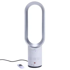 Ventilateur sans pale 55W tactile avec télécommande blanc 25x17,5xH49,5cm < Gifi
