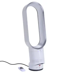 Ventilateur sans pale 55W tactile avec télécommande blanc 25x17,5xH49,5cm < Gifi