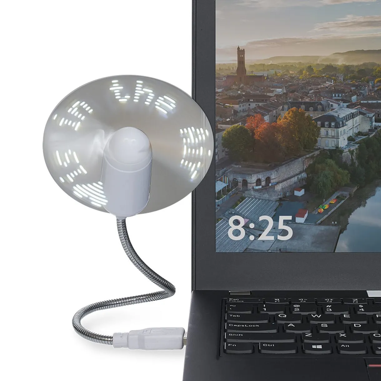 Ventilateur USB avec message LED < Gifi Sale
