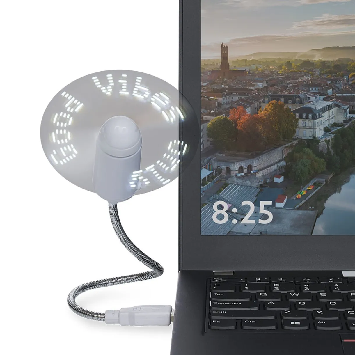 Ventilateur USB avec message LED < Gifi Sale